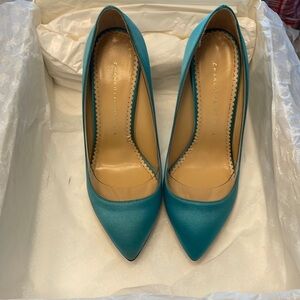 Turquoise Charlotte Olympia
